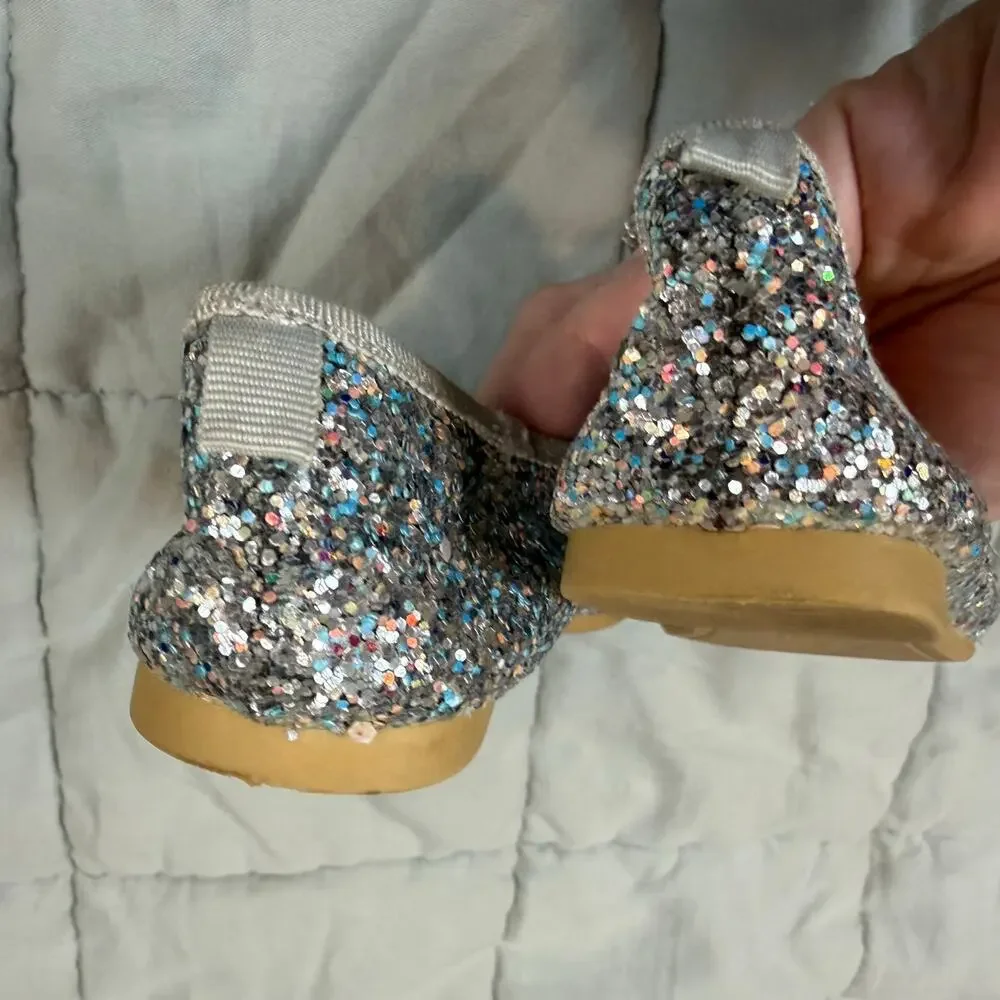 Disney x H&M Glittler Sparkle Frozen Shoes Flats Little Girl 8